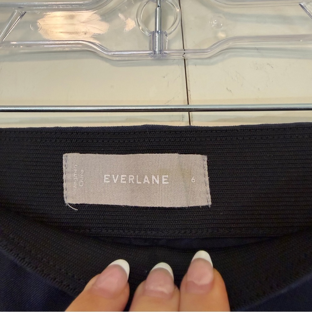 EVERLANE The Bi-Stretch Work Pant Navy Women’s Business Casual - Picture 5 of 7